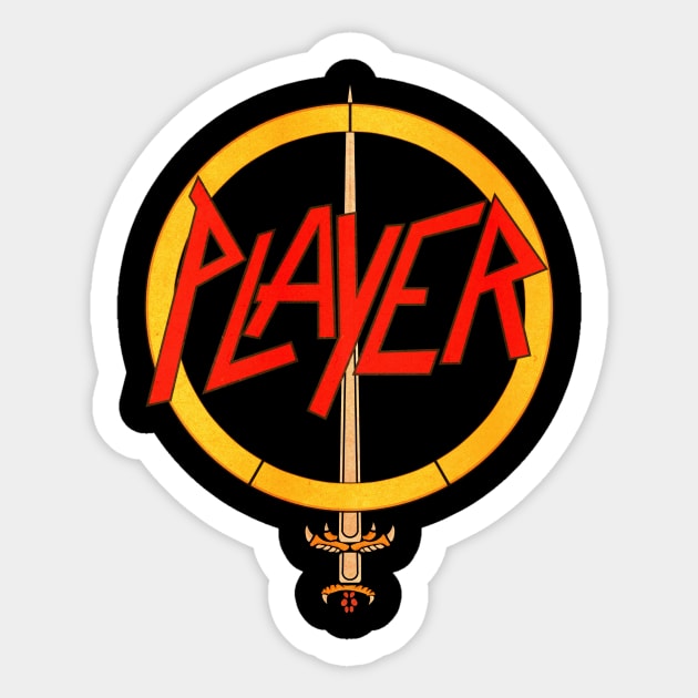 Player I Sticker by Kaijester